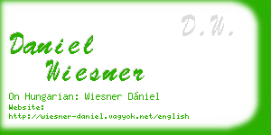 daniel wiesner business card